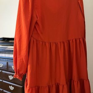 Burnt Orange dress size M new